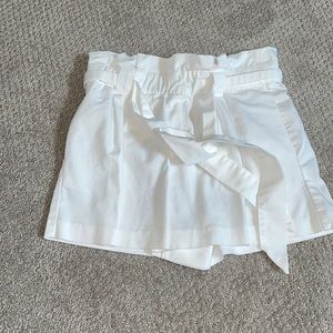 Zara paper bag belted shorts size medium